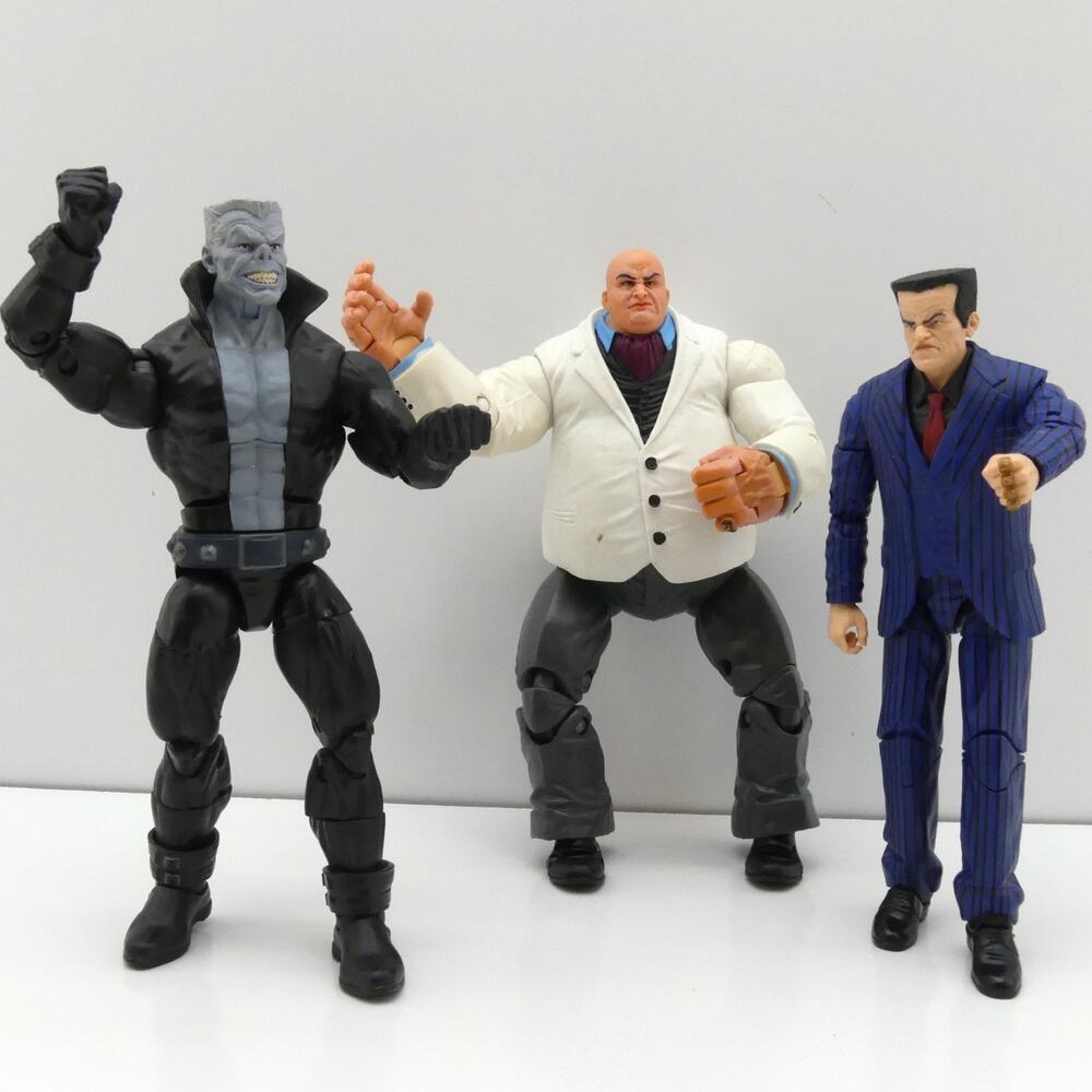 Marvel Legends Series Loose Spiderman Villain Lot Kingpin, Scorpion, Shocker